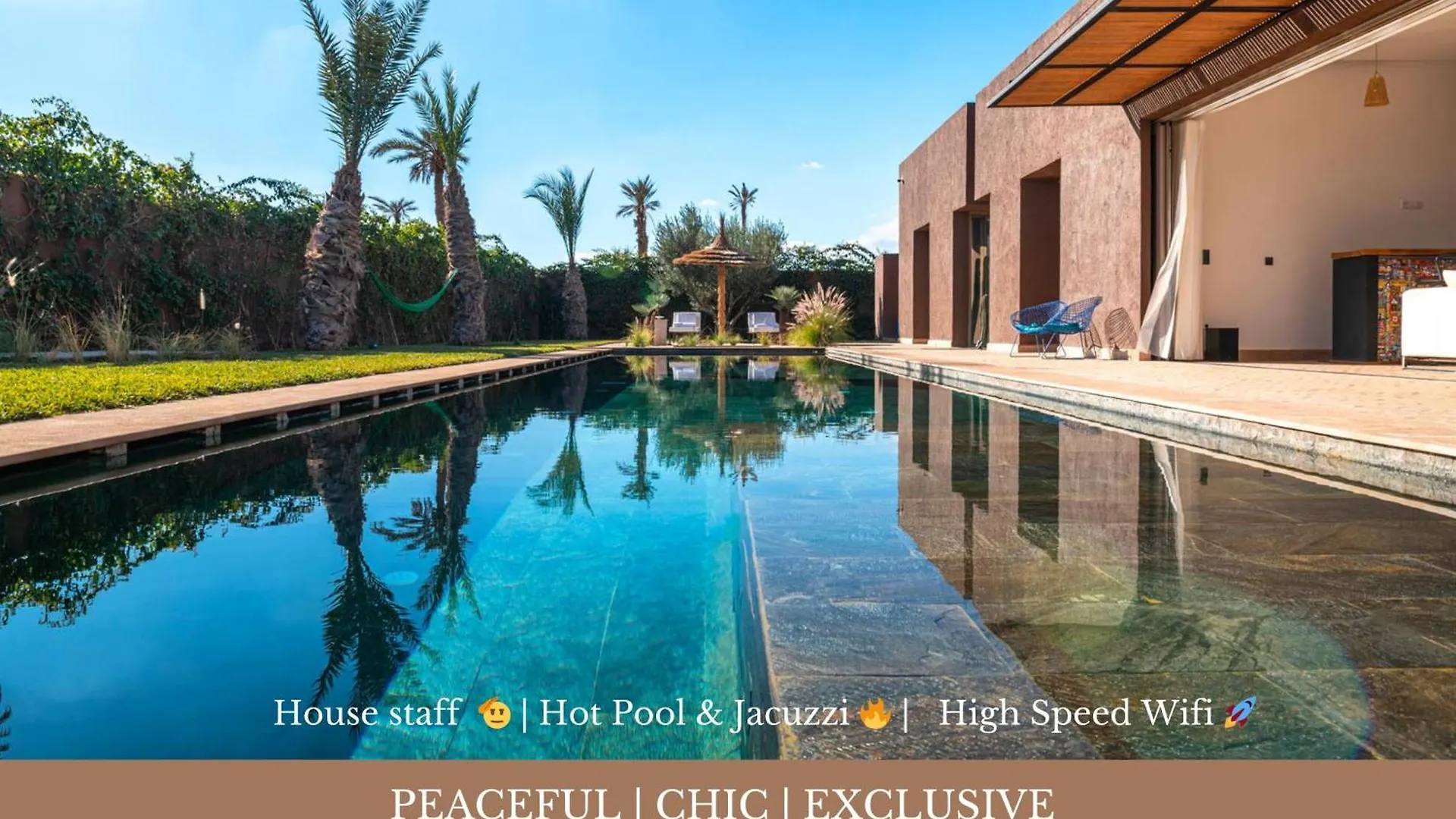 Villa Zen'O Palmeraie - Hot Pool Marrakesh